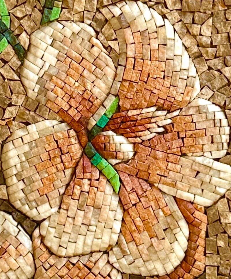 Minimalistic Flower - Handmade Wall Art - Natural Stone - Elegant Design - Home Decoration - Image 2