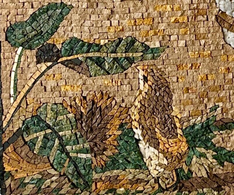 Chicks in a Basket - Handmade Wall Art - Natural Stone Mosaic - Home Decoration - Custom Size - Image 3