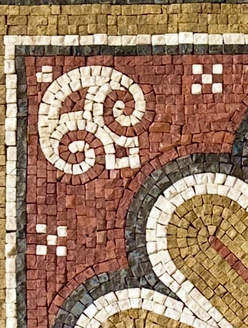 MOSAIC ARTWORK | Sun Medallion | Natural Stone | Mosaic Tiles | Home Decoration | Stone Mosaic Accent | Custom Size | Entry Hall Decoration - Image 3