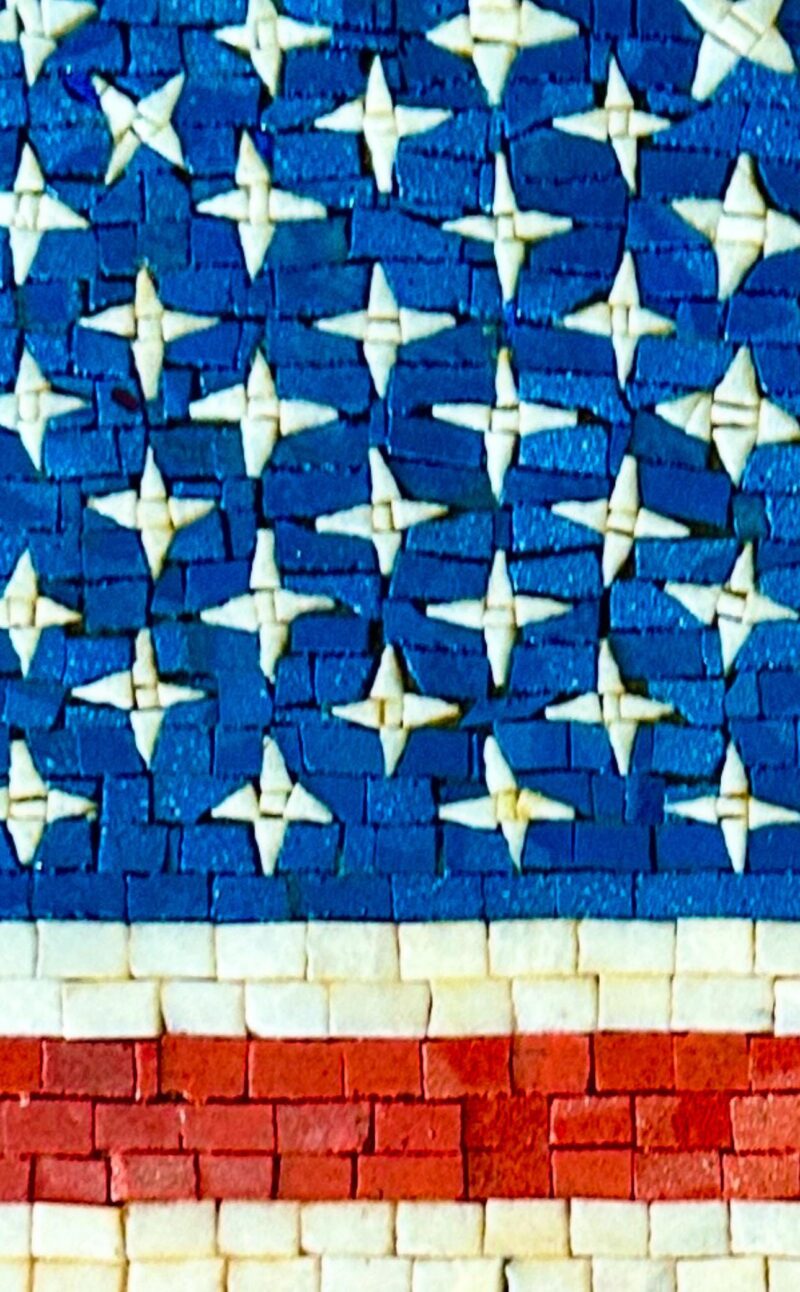HANDMADE MOSAIC ART - American Flag - 4th of July - Mosaic Tiles - Home Decoration - Entryway & Hall Decor - Patio/Outdoor - Custom Sizes - Image 2