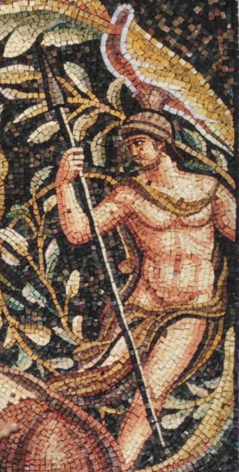Ancient Roman Goddess Mosaic - Handmade from Stone & Marble - Classical Mythology - Mosaic Wall Art - Interior/Exterior Decor - Custom Sizes - Image 5