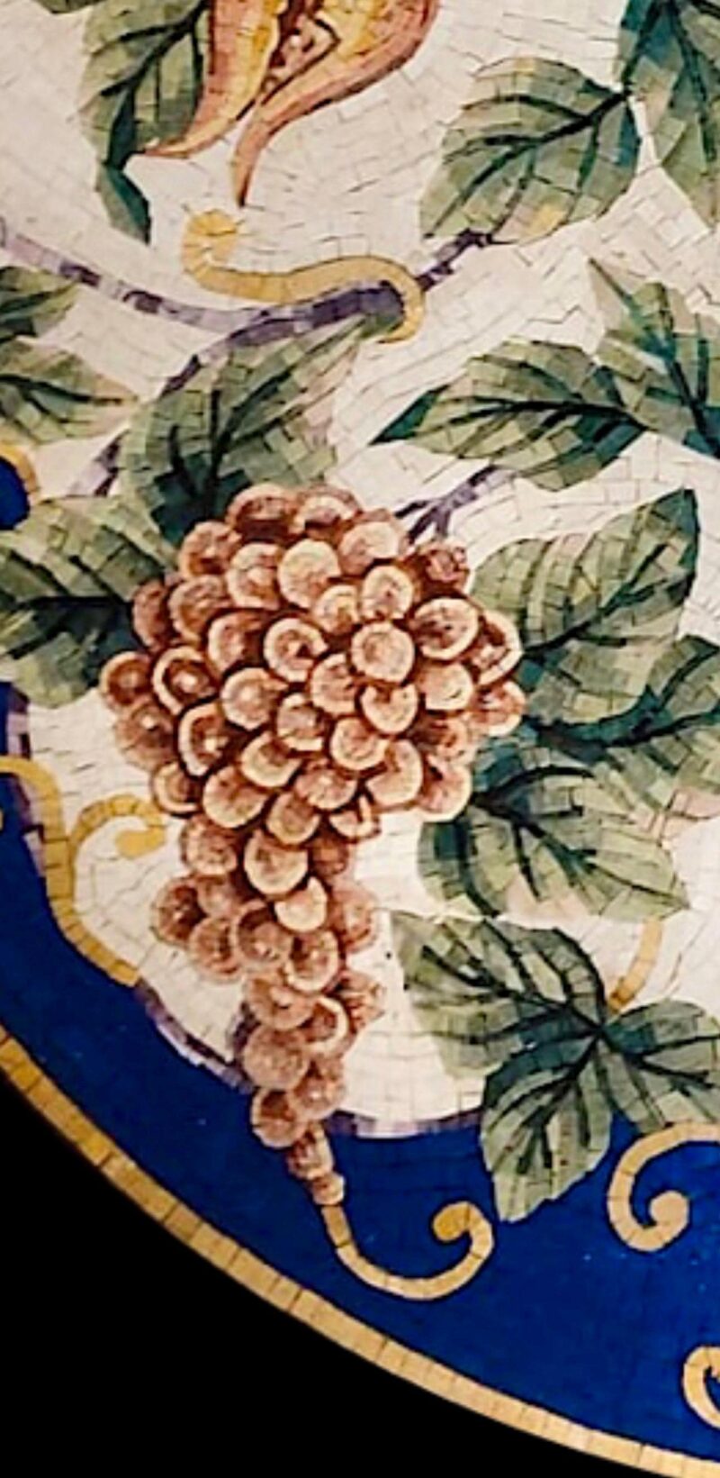 ROUND FRUIT MOSAIC - Handmade Medallion Art - Floor Mosaic Tiles - Luxury Kitchen Home Decoration - Mosaic Tile Art - Custom Sizes Available - Image 6